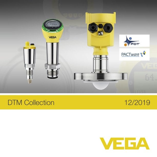 Neue DTM Collection 12/2019 auch für die neuen VEGA-Feldgeräte ideal